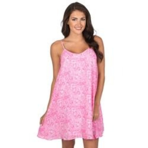 Lauren James Dresses & Skirts - LOLA SWING DRESS IN RUFFLE SOME FEATHERS BY LJ